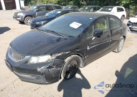2014 Honda Civic Lx из США, поврежденный, VIN 19XFB2F52EE018761